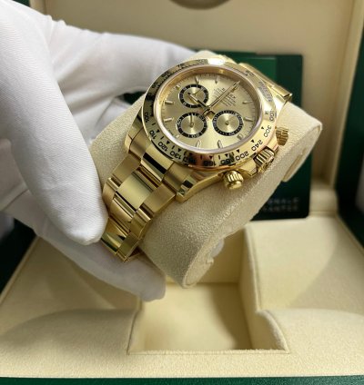 Rolex Daytona Cosmograph Daytona Golden Index Dial Oyster Bracelet 126508