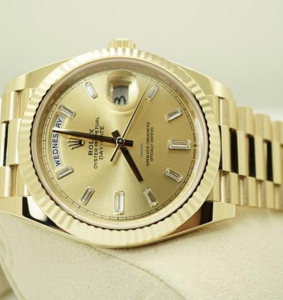 Rolex Day-date 40 Baguette Neu 2024 Full Set