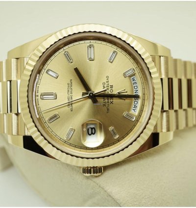 Rolex Day-date 40 Baguette Neu 2024 Full Set