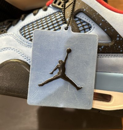 Air Jordan 4 Retro Travis Scott University Blue Cactus Jack