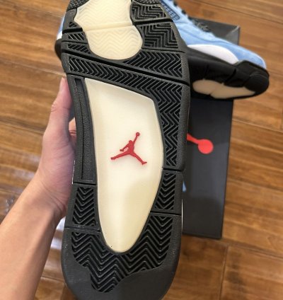 Air Jordan 4 Retro Travis Scott University Blue Cactus Jack