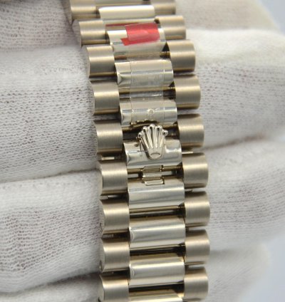 Rolex Day-date 40 Black Dial 10 Baguette Diamond