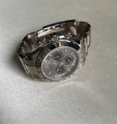 Rolex Daytona Cosmograph Daytona In White Gold Grey Dial - 116509