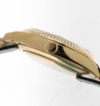 Rolex Day-date 40 Black Diamond Baguette Dial 228238