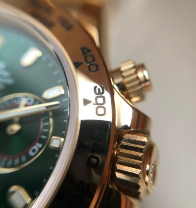 Rolex Daytona Cosmograph Daytona In Yellow Gold Green Dial - 116508-0013