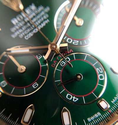 Rolex Daytona Cosmograph Daytona In Yellow Gold Green Dial - 116508-0013