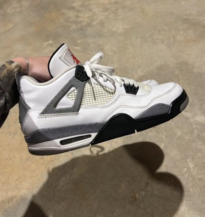 Air Jordan 4 Retro White Cement 2012 Us 12