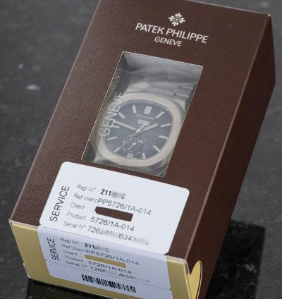 Patek Philippe Nautilus 5726 1a-014 Blue Dial Full Set 2019 Patek Service 2024