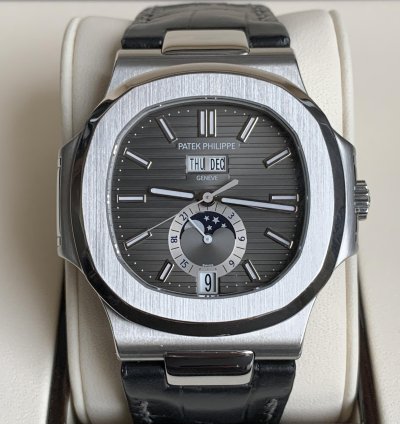 Patek Philippe Nautilus 5726 Annual Calendar Black Dial Full Set 2012