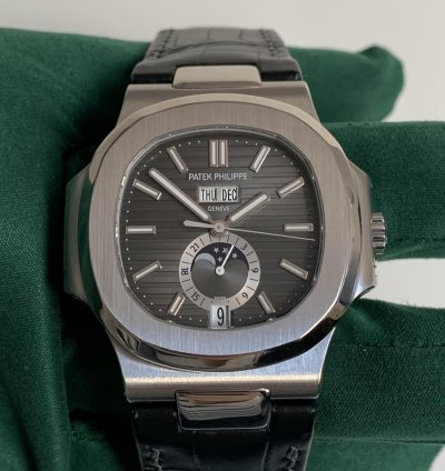 Patek Philippe Nautilus 5726 Annual Calendar Black Dial Full Set 2012