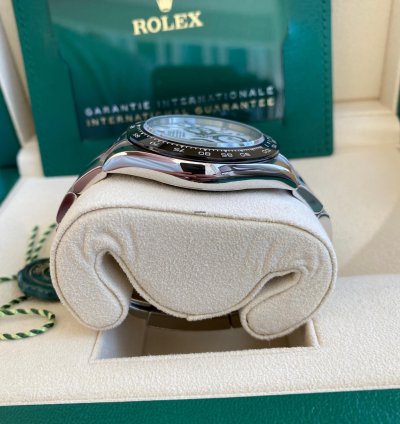 Rolex Daytona Cosmograph Daytona New 2023 White Panda Dial Black Ceramic Bezel - Stainless Steel