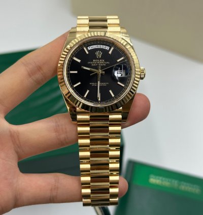 Rolex Day-date 40 Black Index