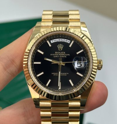 Rolex Day-date 40 Black Index