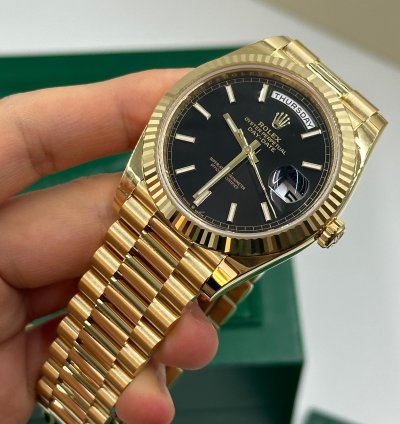 Rolex Day-date 40 Black Index