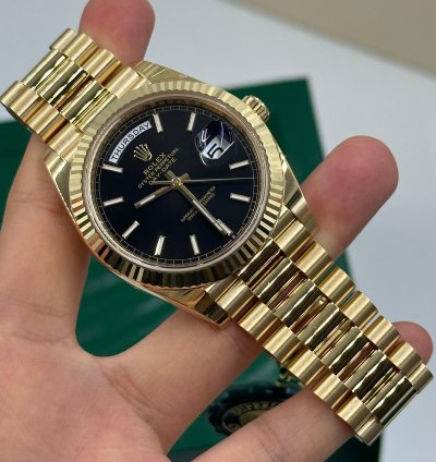 Rolex Day-date 40 Black Index