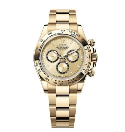 Rolex Daytona Cosmograph Daytona New 2025 18k Yellow Gold Champagne Dial Oyster Bracelet