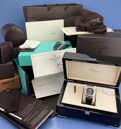 Patek Philippe Nautilus 5726 Steel Nautilus Tiffany Signed Watch Box