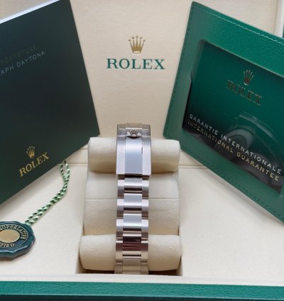 Rolex Daytona Cosmograph Daytona New 2025 Black Diamond Dial Silver Subdial White Gold Oyster Bracelet