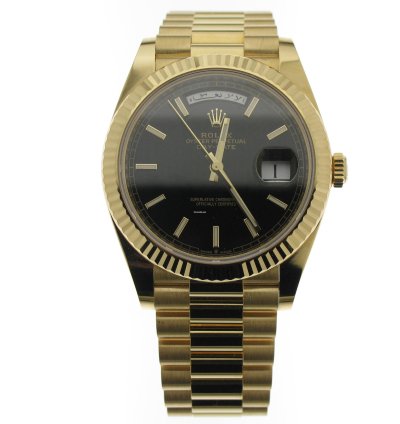 Rolex Day-date 40 Black Index Dial 228238 Arabic Language