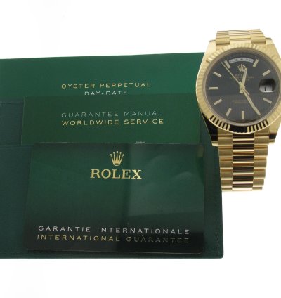 Rolex Day-date 40 Black Index Dial 228238 Arabic Language
