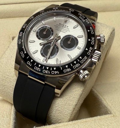 Rolex Daytona Cosmograph Daytona New 2025 White Gold Silver Dial Ghost 126519ln