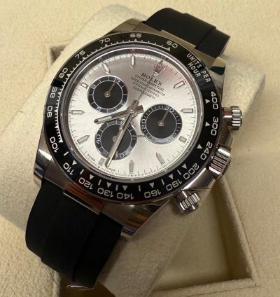 Rolex Daytona Cosmograph Daytona New 2025 White Gold Silver Dial Ghost 126519ln