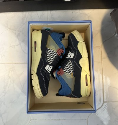Air Jordan 4 Union La Off Noir