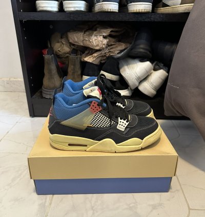 Air Jordan 4 Union La Off Noir