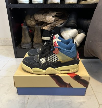 Air Jordan 4 Union La Off Noir