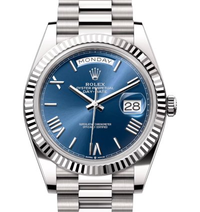 Rolex Day-date 40 Blue Dial 228239 Unworn Full Set
