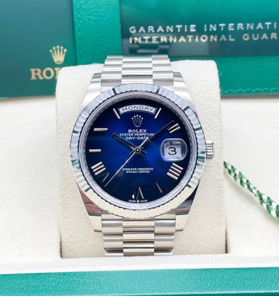 Rolex Day-date 40 Blue Ombre 2025