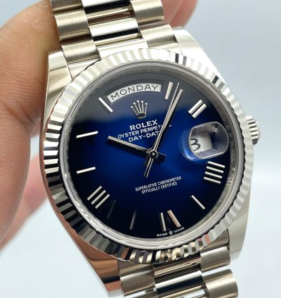 Rolex Day-date 40 Blue Ombre 2025