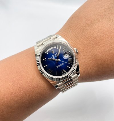 Rolex Day-date 40 Blue Ombre 2025