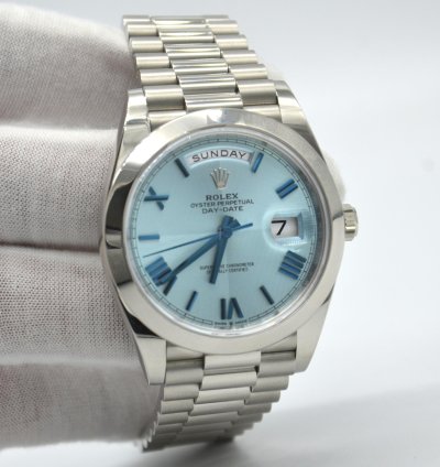 Rolex Day-date 40 Blue Roman Dial