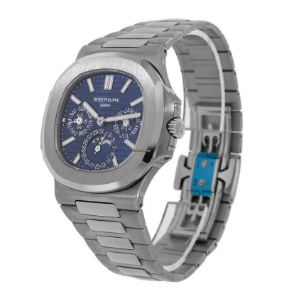 Patek Philippe Nautilus 5740 1g-001 Perpetual Calendar 18k White Gold Blue Dial 40 Mm