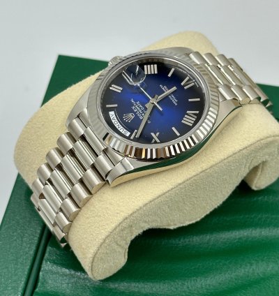Rolex Day-date 40 Blue Roman Ombr Blue