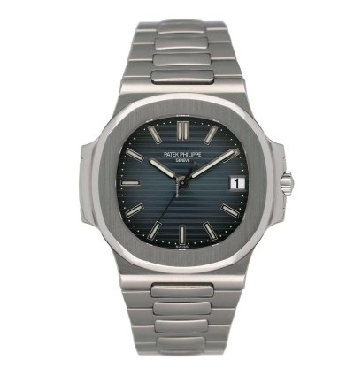 Patek Philippe Nautilus 5800 1a Blue Dial Mens Watch Box Papers