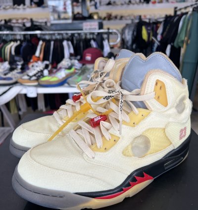 Air Jordan 5 Off White Sail Sz 10 2020