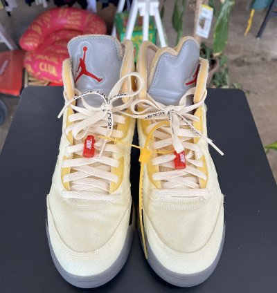 Air Jordan 5 Off White Sail Sz 10 2020