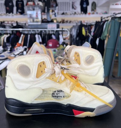Air Jordan 5 Off White Sail Sz 10 2020