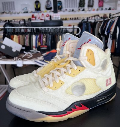 Air Jordan 5 Off White Sail Sz 13 2020