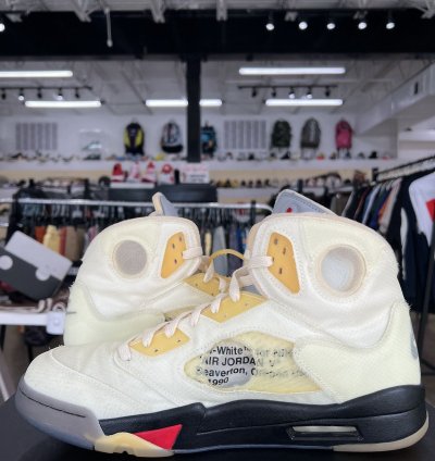 Air Jordan 5 Off White Sail Sz 13 2020