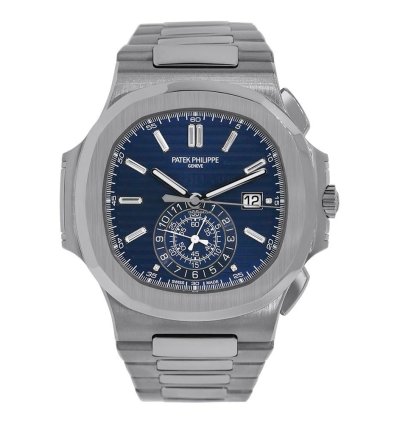 Patek Philippe Nautilus 5976 1g 18k White Gold 40th Anniversary Blue Diamond Dial 44 Mm