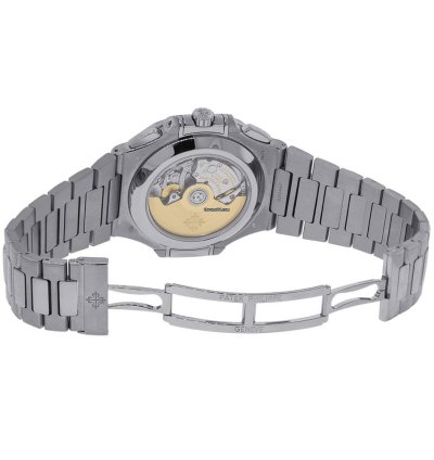 Patek Philippe Nautilus 5976 1g 18k White Gold 40th Anniversary Blue Diamond Dial 44 Mm