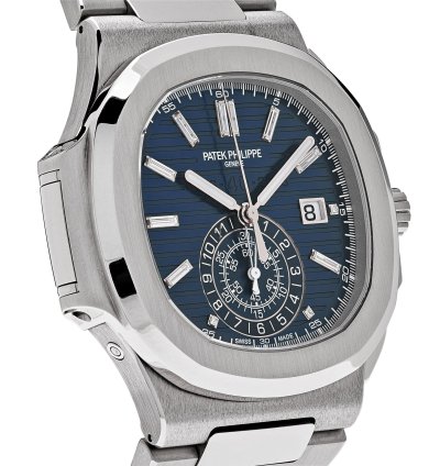 Patek Philippe Nautilus 5976 1g-001 40th Anniversary Chronograph White Gold Blue Diamond Dial Limited Edition 2017