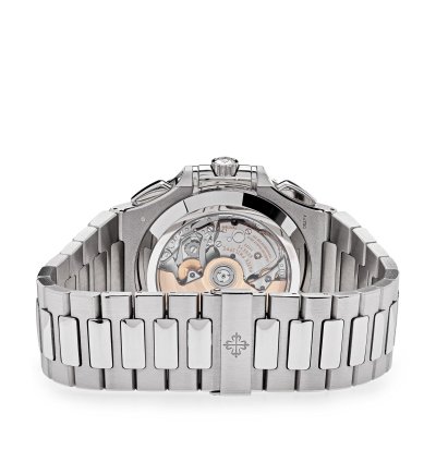 Patek Philippe Nautilus 5976 1g-001 40th Anniversary Chronograph White Gold Blue Diamond Dial Limited Edition 2017