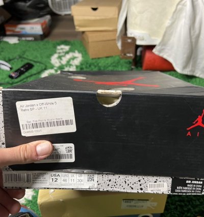 Air Jordan 5 Off-white Sail Yellow
