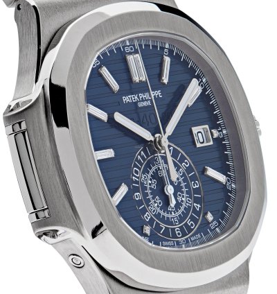 Patek Philippe Nautilus 5976 1g-001 40th Anniversary Chronograph White Gold Blue Diamond Dial Limited Edition 2018