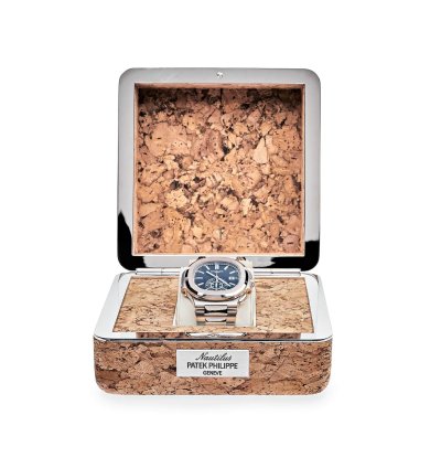Patek Philippe Nautilus 5976 1g-001 40th Anniversary Chronograph White Gold Blue Diamond Dial Limited Edition 2018