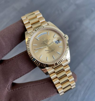 Rolex Day-date 40 Champagne Index Bnib 2025